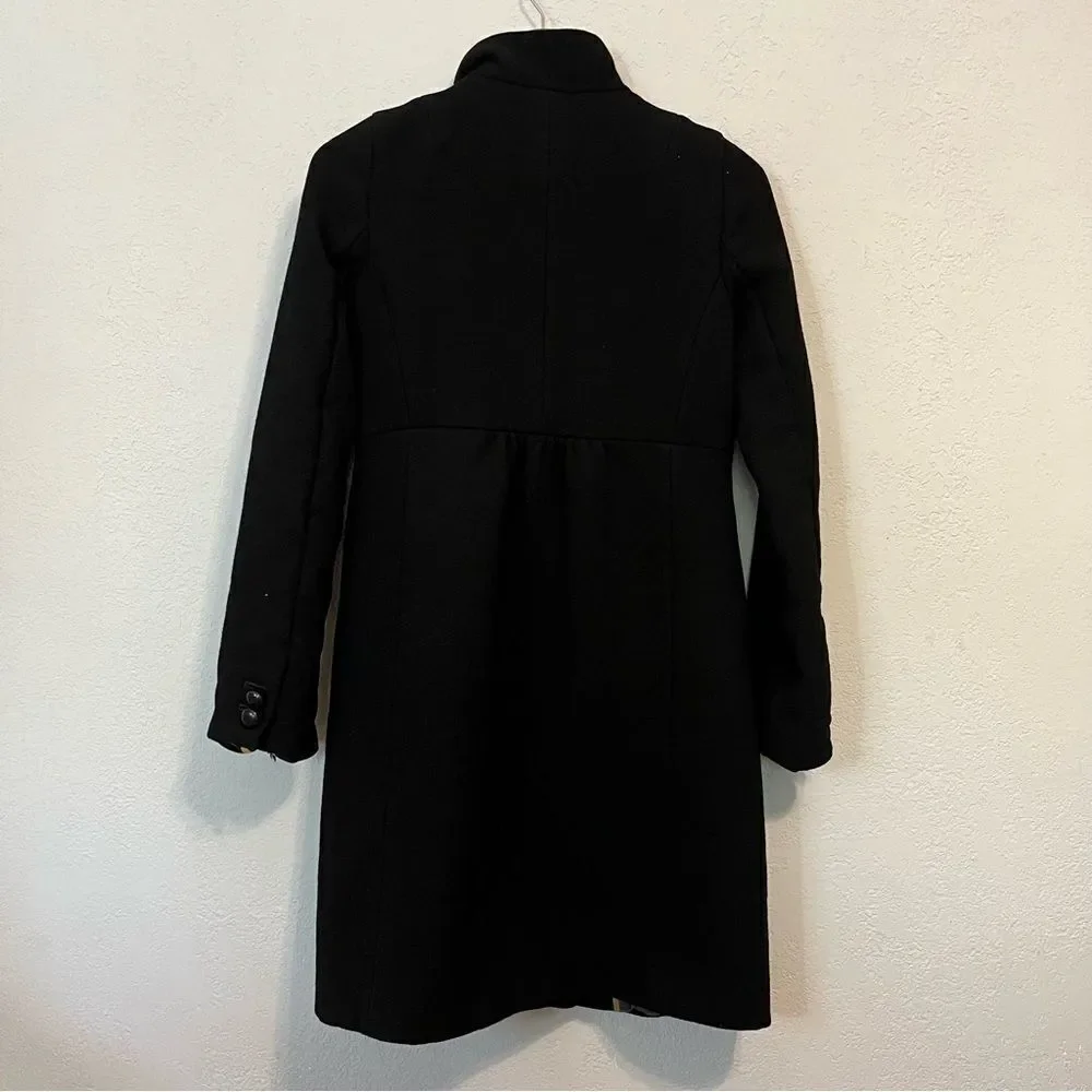 J. Crew Black Pea Coat - Picture 10 of 13